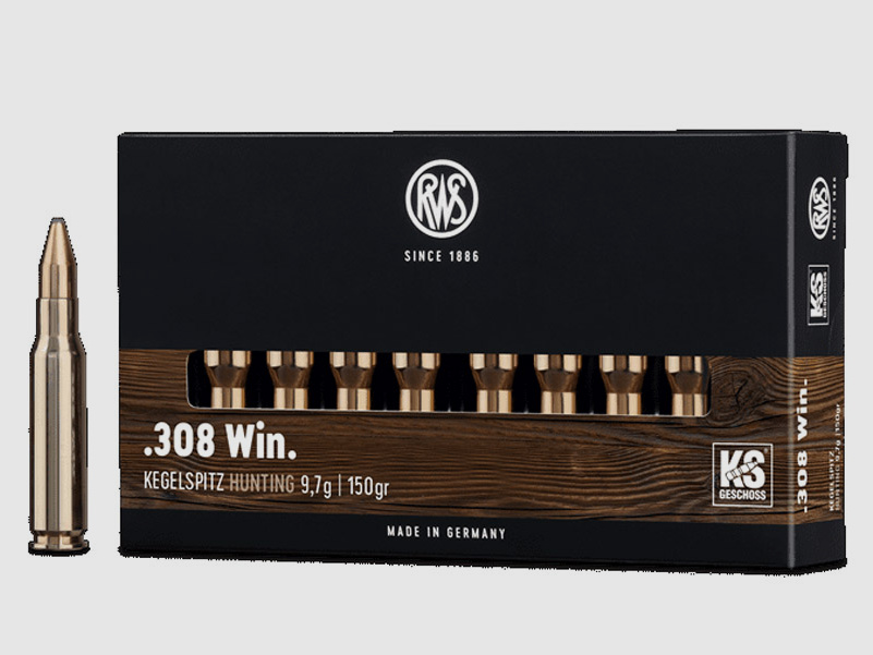 RWS .308Win Kegelspitz 9,7g - 150gr