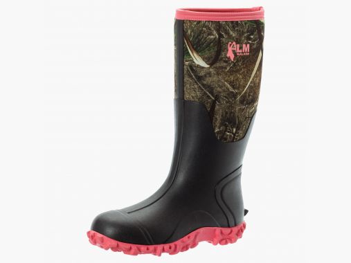 Stivali in neoprene Almwalker Fleur per donne (Nero/Camouflage/Rosa) | 38