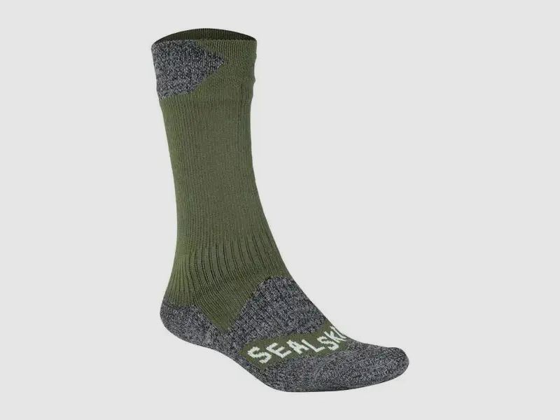 SealSkinz Sealskinz Socken Raynham - Oliv Grau / 36-38
