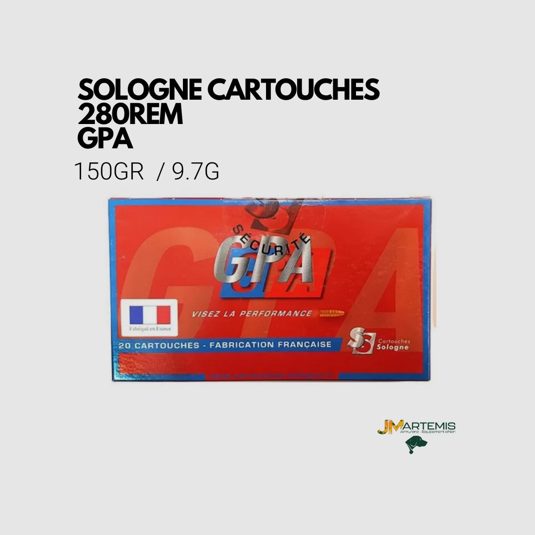 Balles GPA 280 REMINGTON 150GR, image 2 sur 2