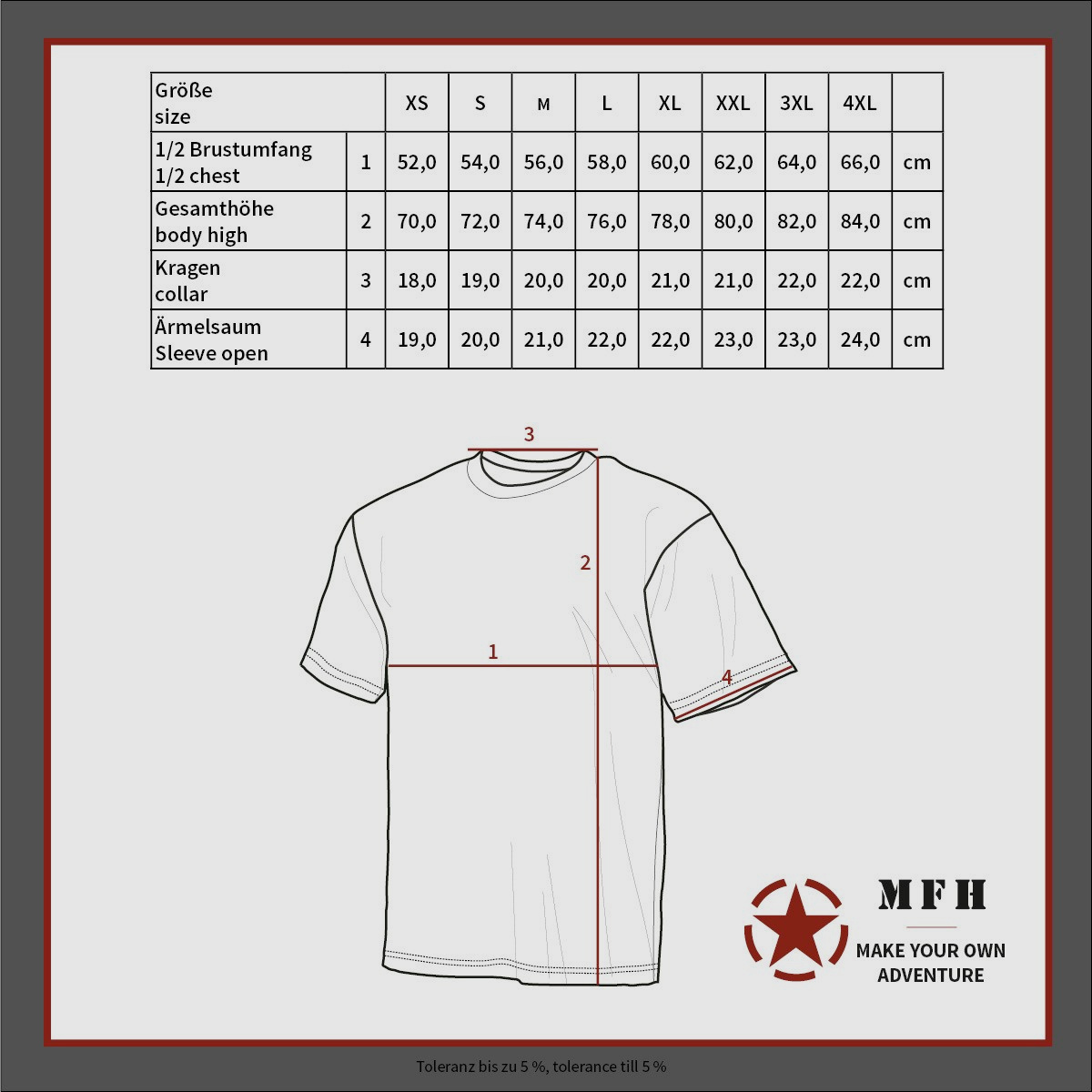 MFH US T-Shirt, halbarm Coyote Tan S