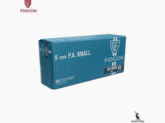 Fiocchi Munitionen mit Knall 9mm P.A.
