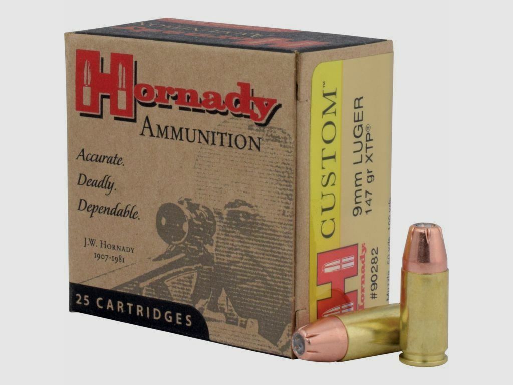 Hornady HS/JHP-XTP 9,5g/147grs - 25er 9mmLuger; 9x19; 9mm Parabellum