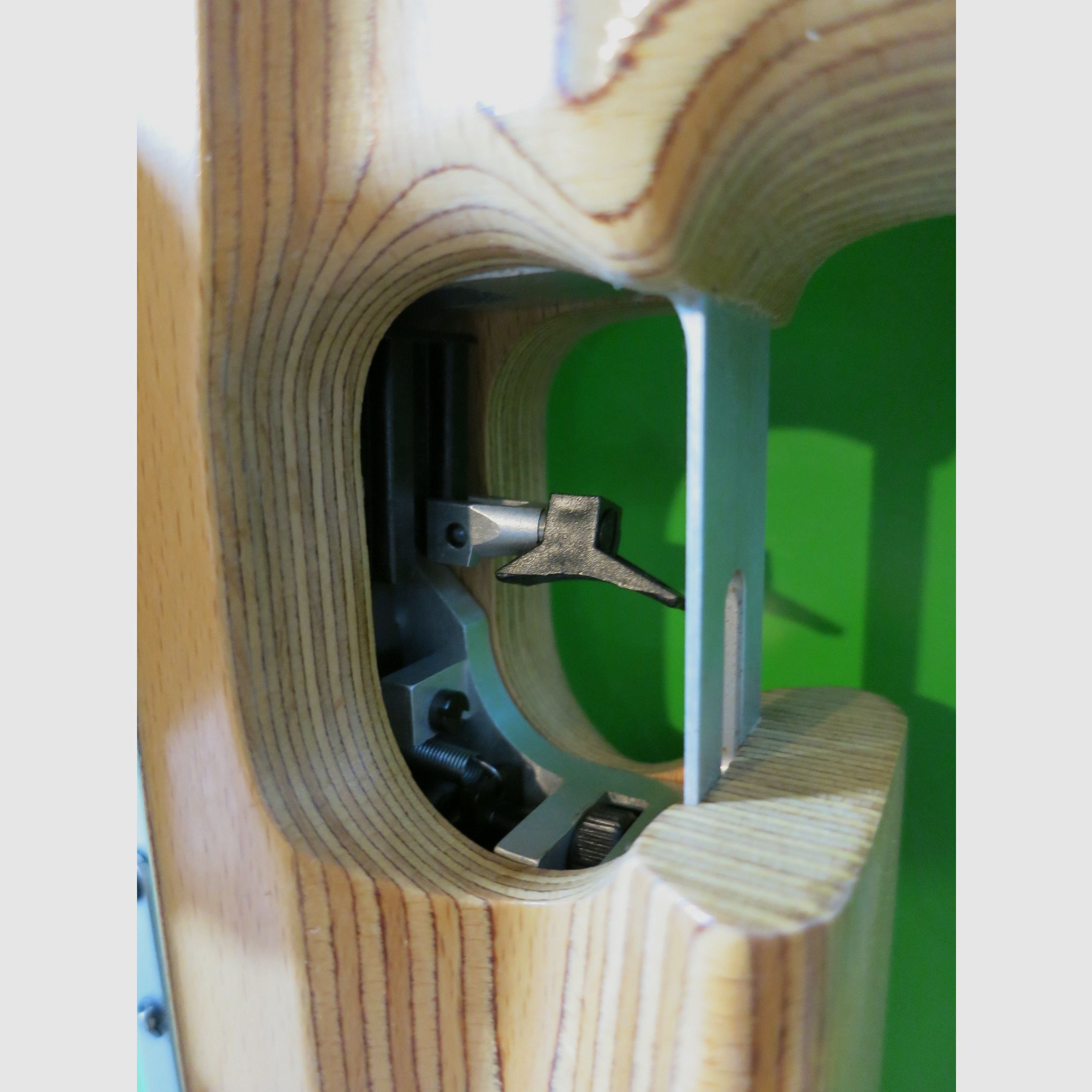 Fine work construction 601 (FWB601) match air rifle; LEFT HAND, adjustable cheek piece, cap, diopter, cal. 4.5 mm .177 #48