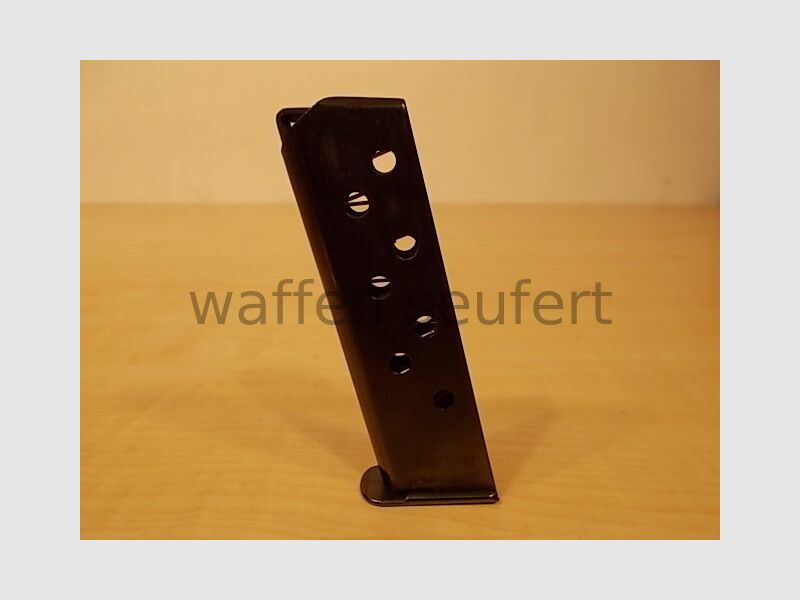 Original Pistolentasche mit PP Manurhin Magazin 7,65