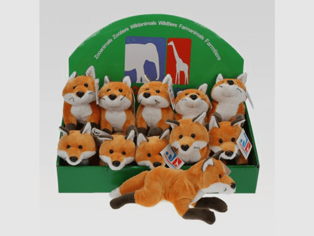 Plüschtier laufender Fuchs