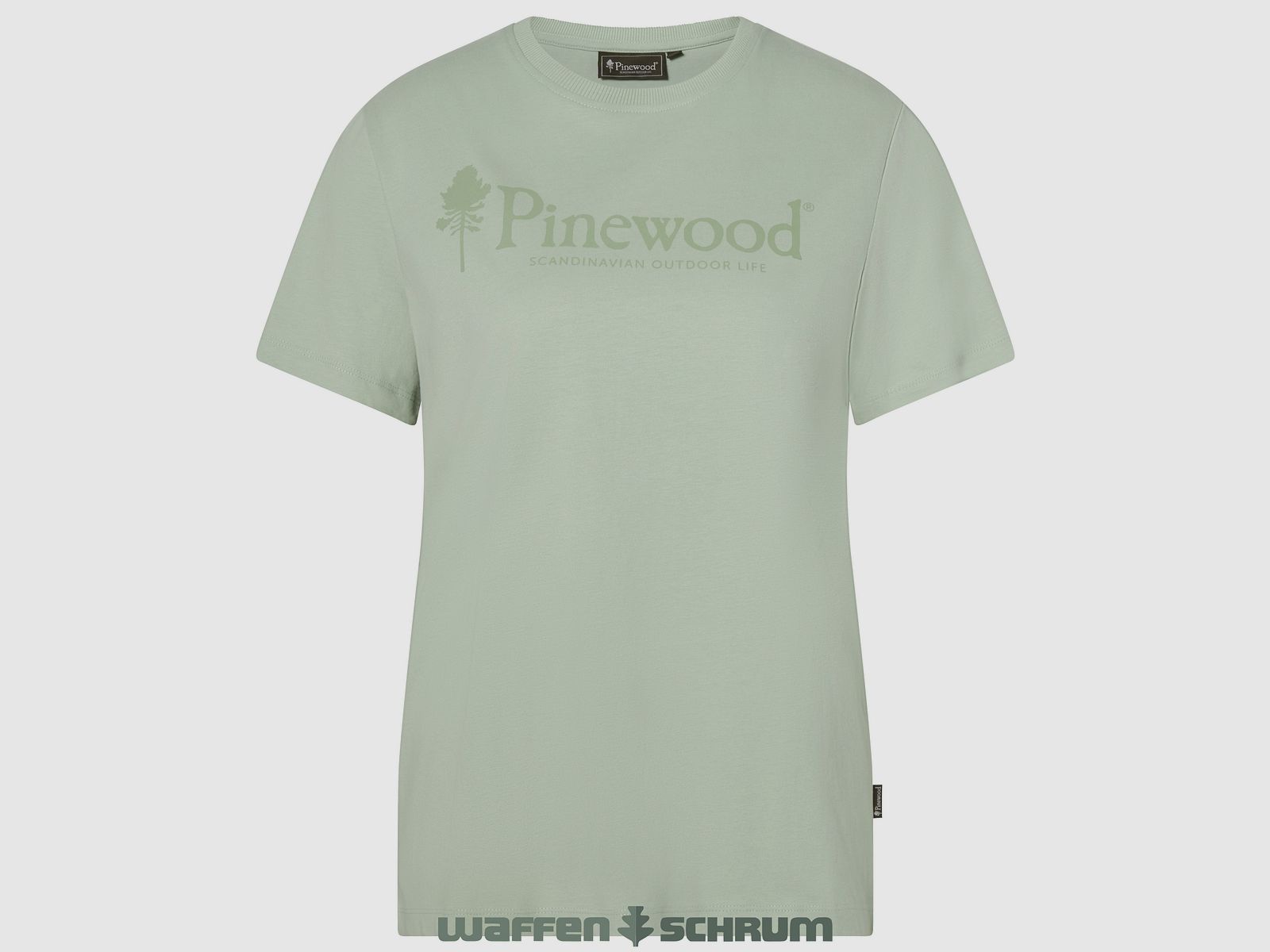 Pinewood T-Shirt Outdoor Life Frosty Green