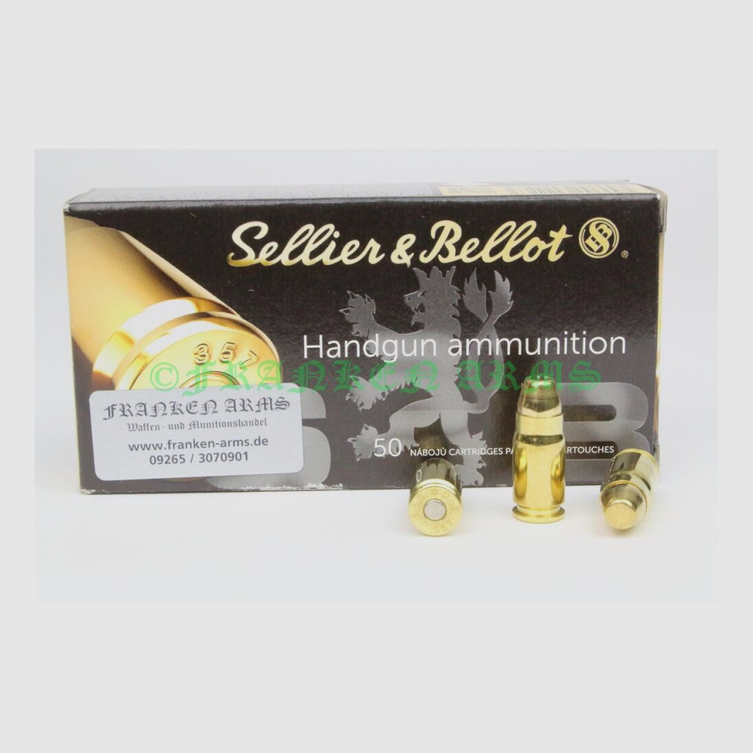 Sellier&Bellot .357 SIG FMJ 140gr. 9,0g 50 Stück Staffelpreise