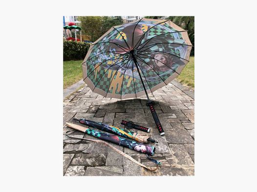 Katana Regenschirm Demon Slayer Kamado Tanjirou