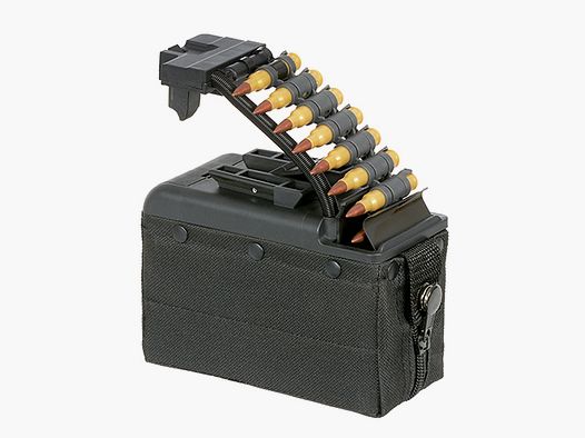 2000rds Elektrisch boxmagazijn voor 'T8 MK46' van BattleAxe, Zwart