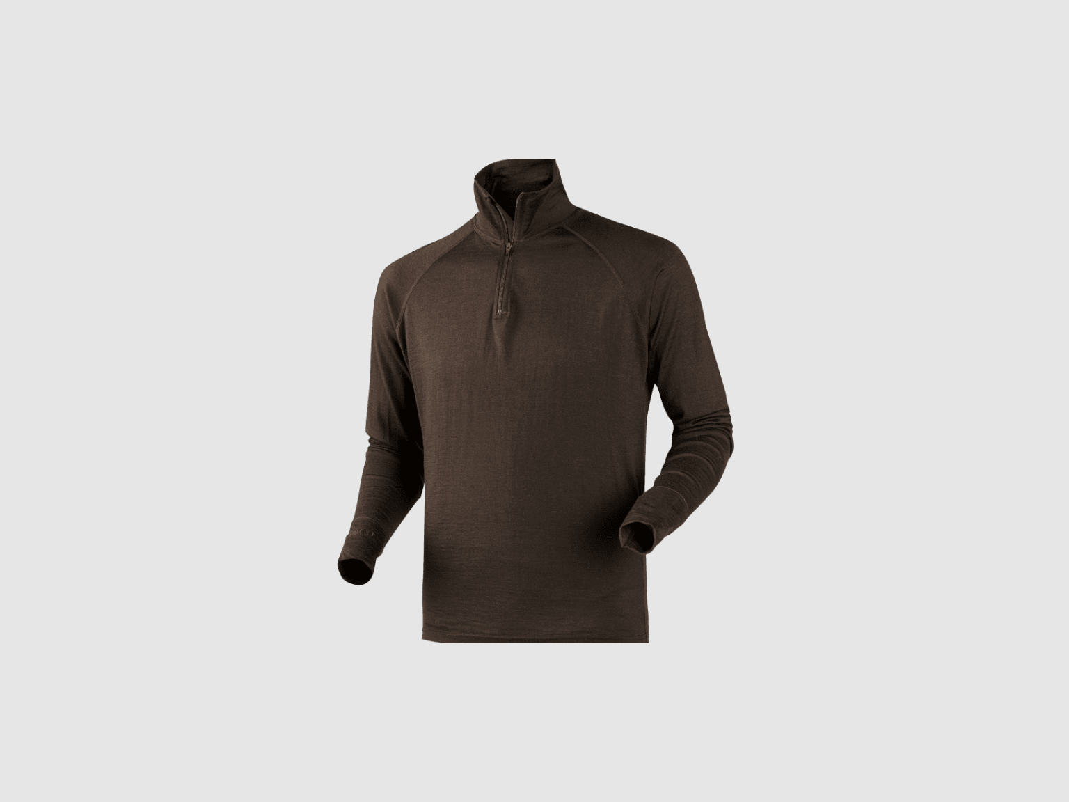 Härkila – All Season Merino Base Layer Top – Shadow brown melange