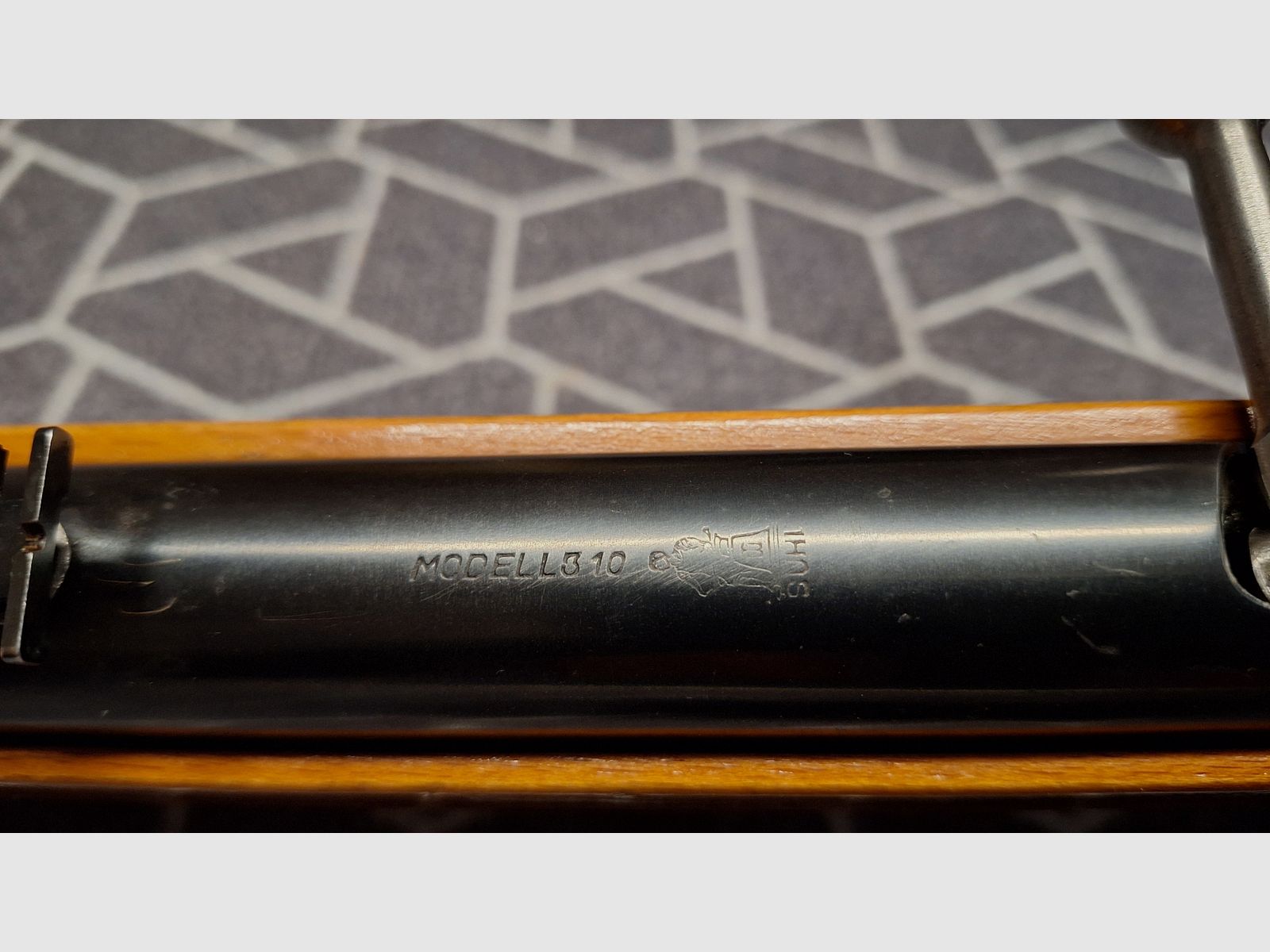 Haenel Suhl 310 DDR-GST Luftgewehr mit Magazin!