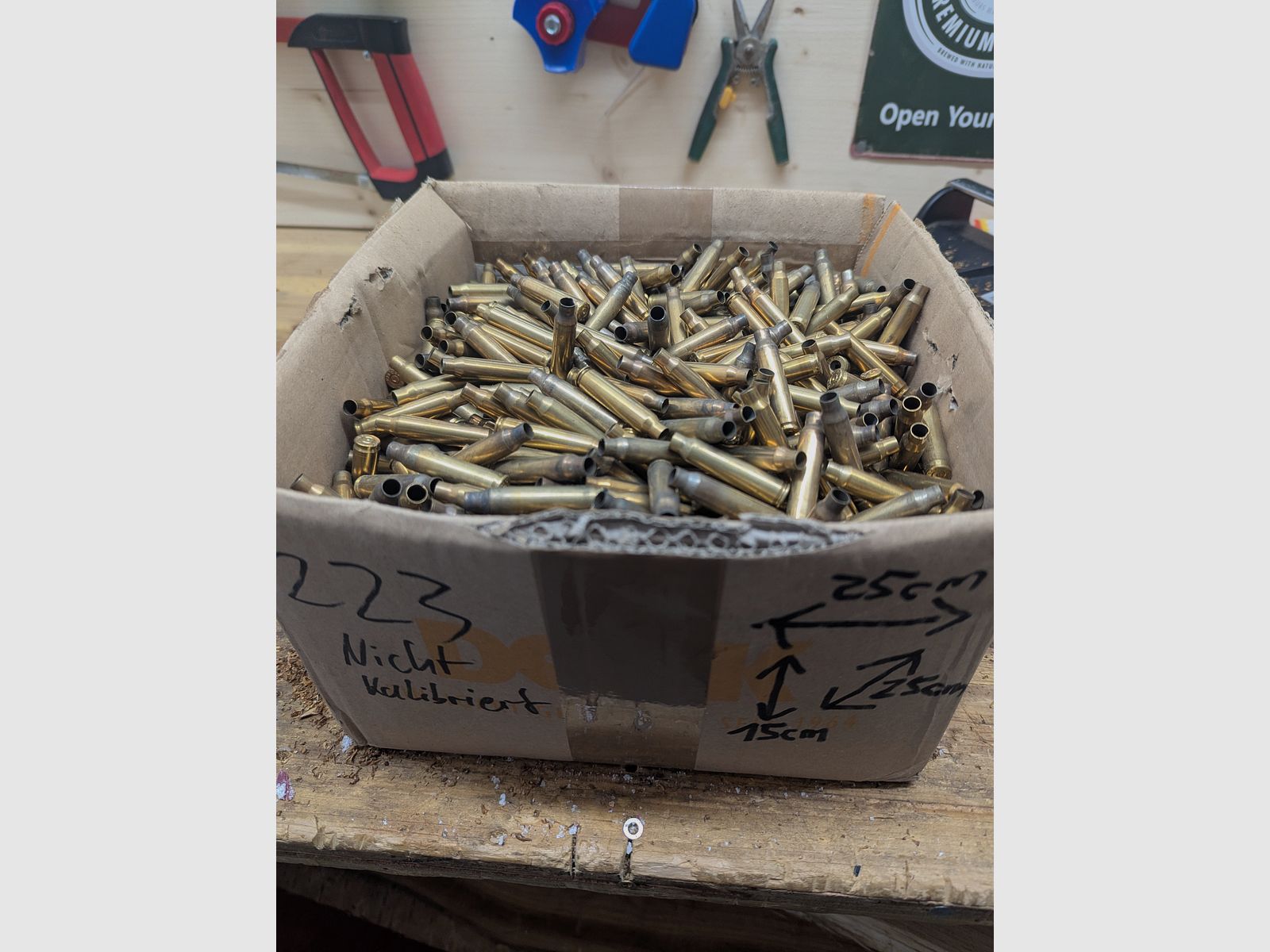 Hülsen 223 rem 5,56x45 Nato 8 Kg