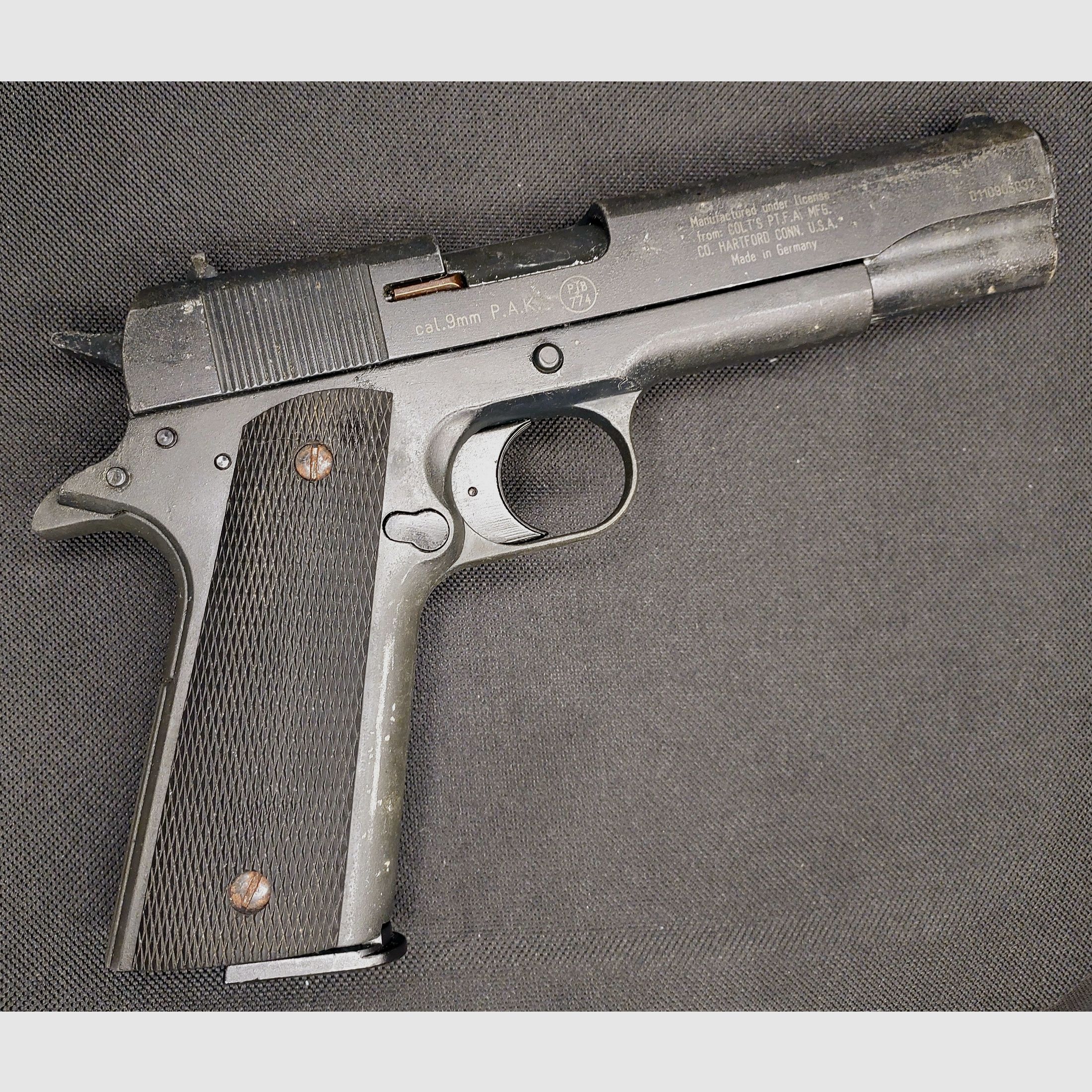 Pistola a salve Colt Government 1911 A1 9mm P.A.K. (PTB 774)