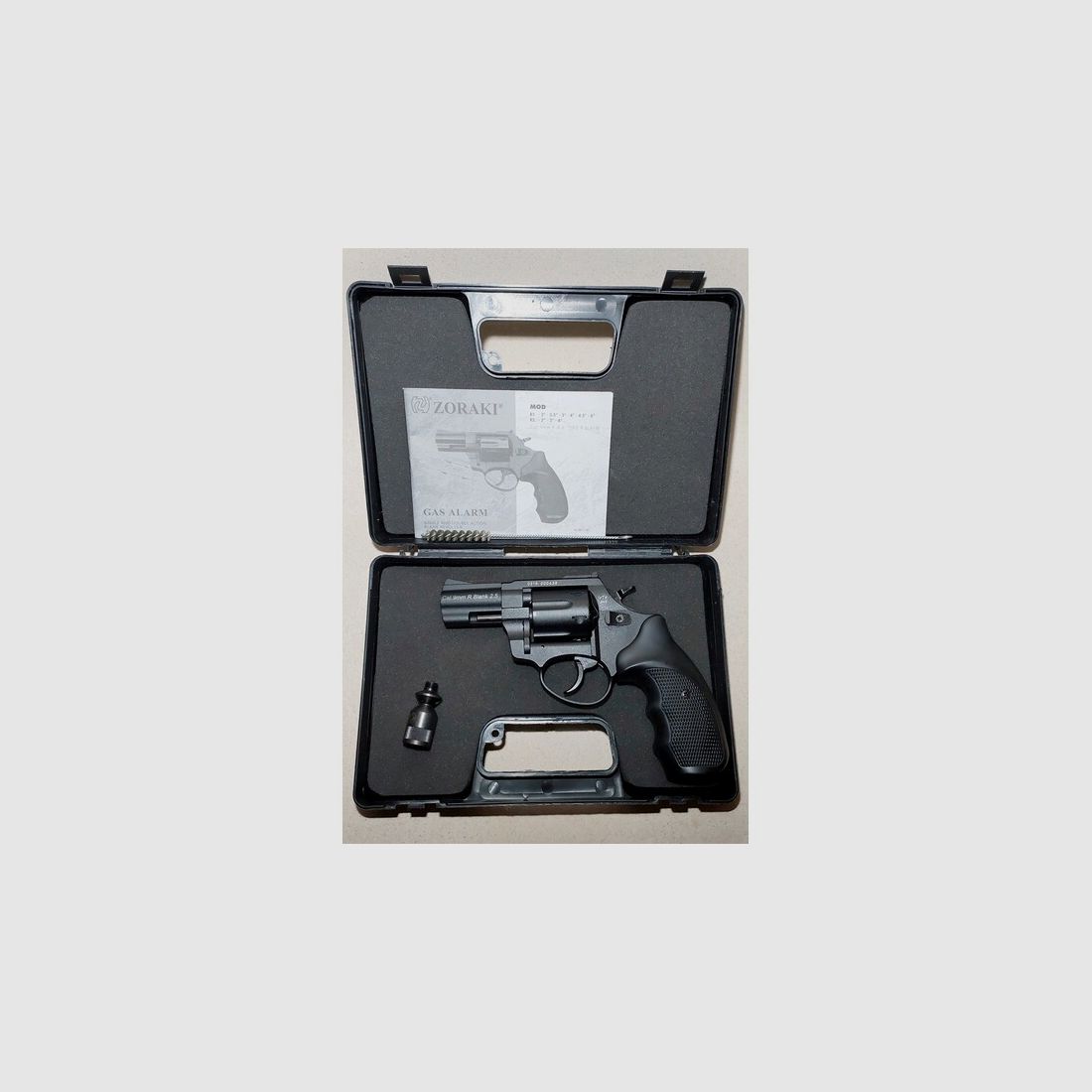 Zoraki R1 2,5 Zoll Revolver Kal. 9mm R.K. brüniert PTB 945 Stahltrommel