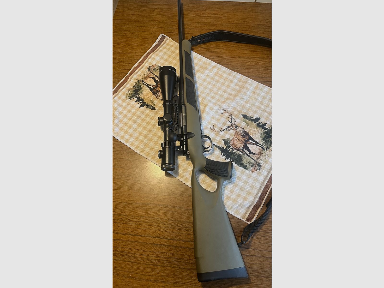 K98 in 9.3x62 with plastic hole stock