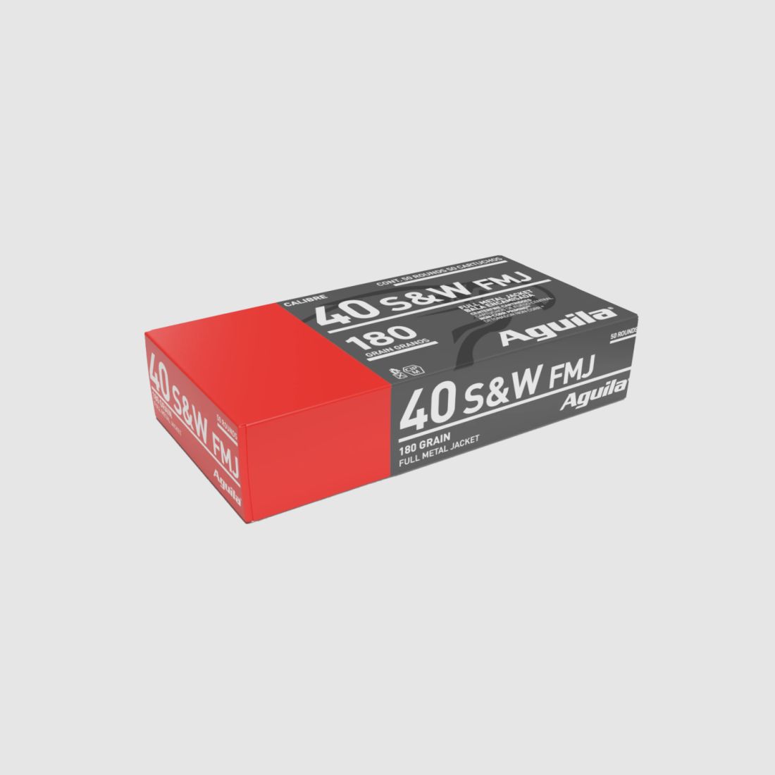 Aguila Patronen .40S&W, 180gr FMJ Box mit 50 Stk