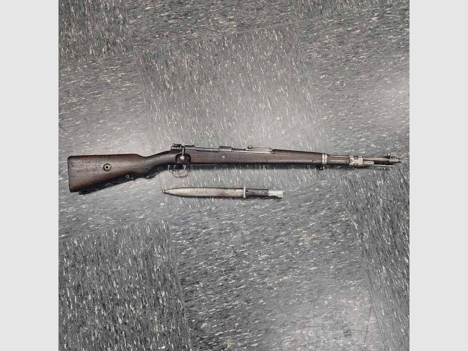 Karabiner 98k – Contrat portugais m/937 (1937) numéro identique avec baïonnette