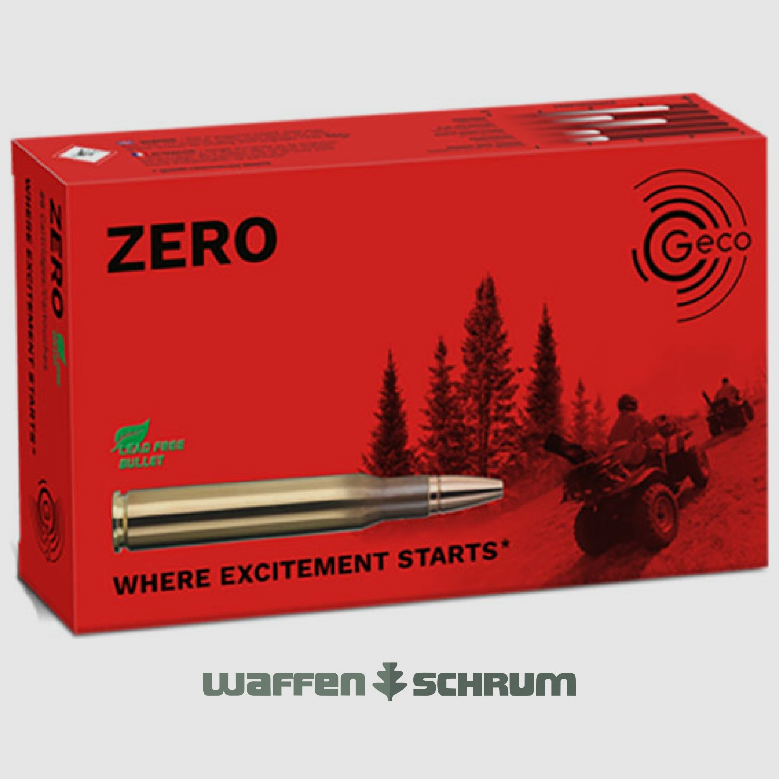Geco Zero 11,9g - 184gr 9,3x62