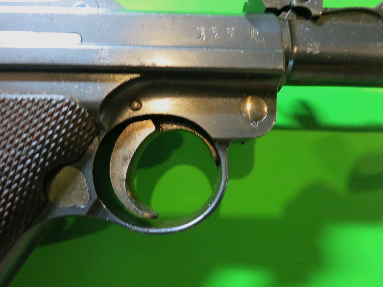 Deutsche Waffen- und Munitionsfabriken (DWM) 1915 , lange Pistole 08 P08, Ari P08 (Artillerie), 9 mm Luger     #61-