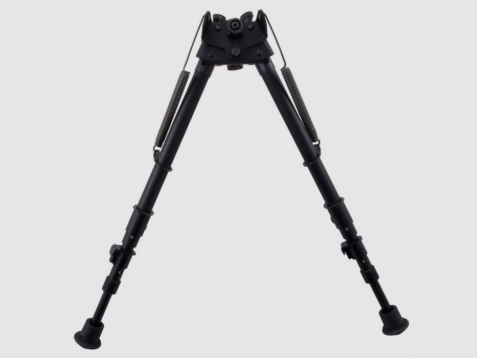 HARRIS Bípode S-25C con anclaje a anilla portafusil 13-27″ (negro), imagen 2 de 3
