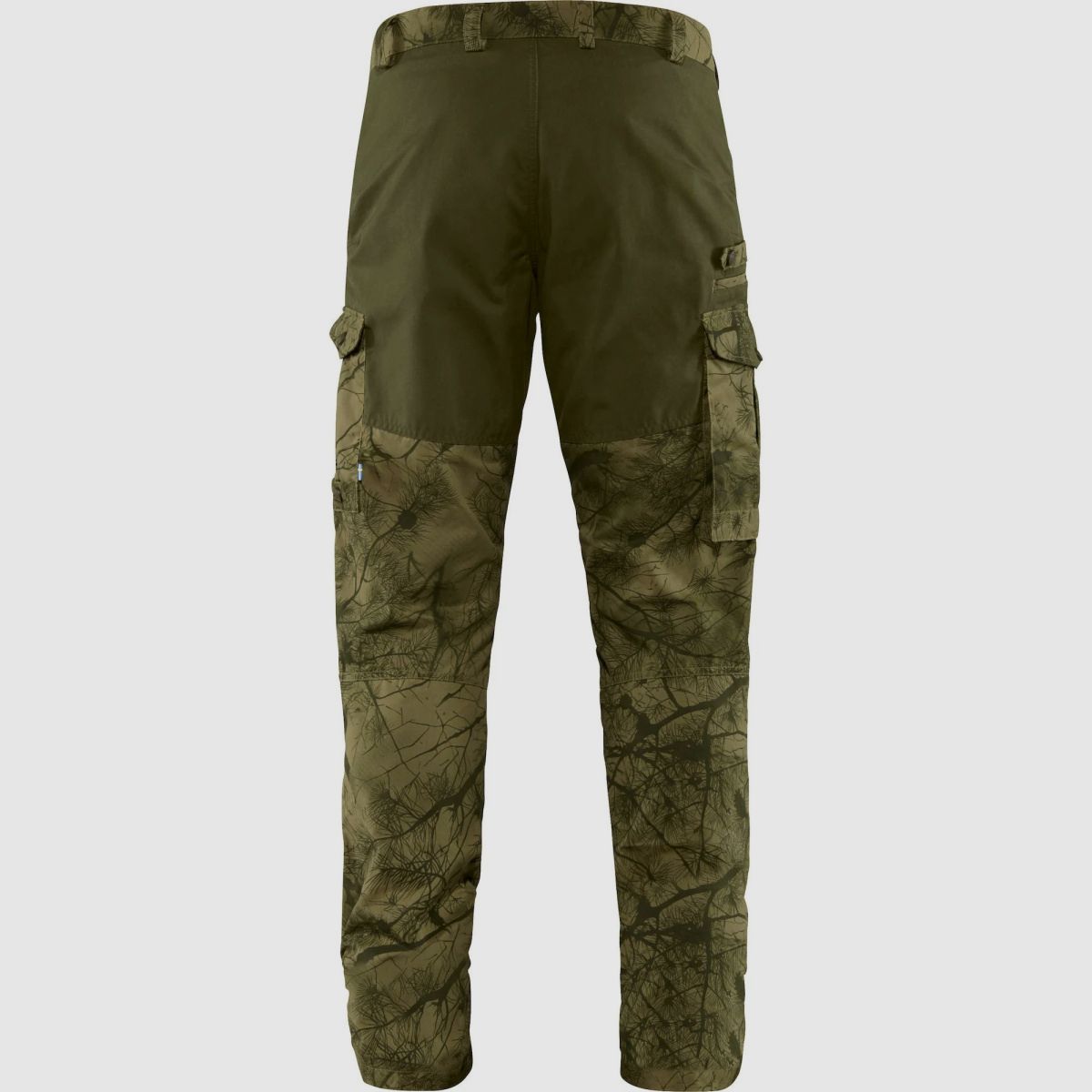 Pantalones de caza FJÄLLRÄVEN Barents Pro M Camuflaje Verde / Bosque Profundo