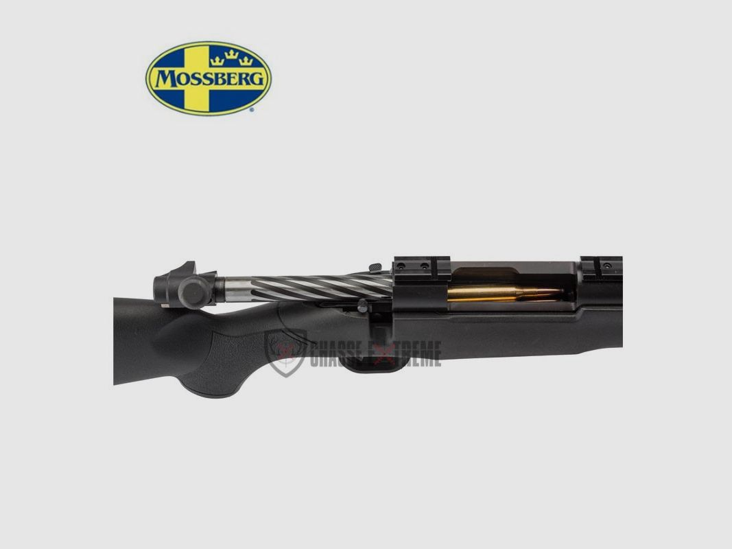 MOSSBERG Patriot Bolt-Action Rifle with Threaded Barrel - Synthetic Stock, image 3 of 6