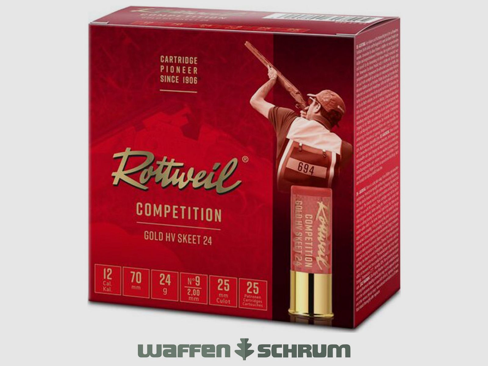 Rottweil Gold HV Skeet 24 12/70 2,0mm - 24g