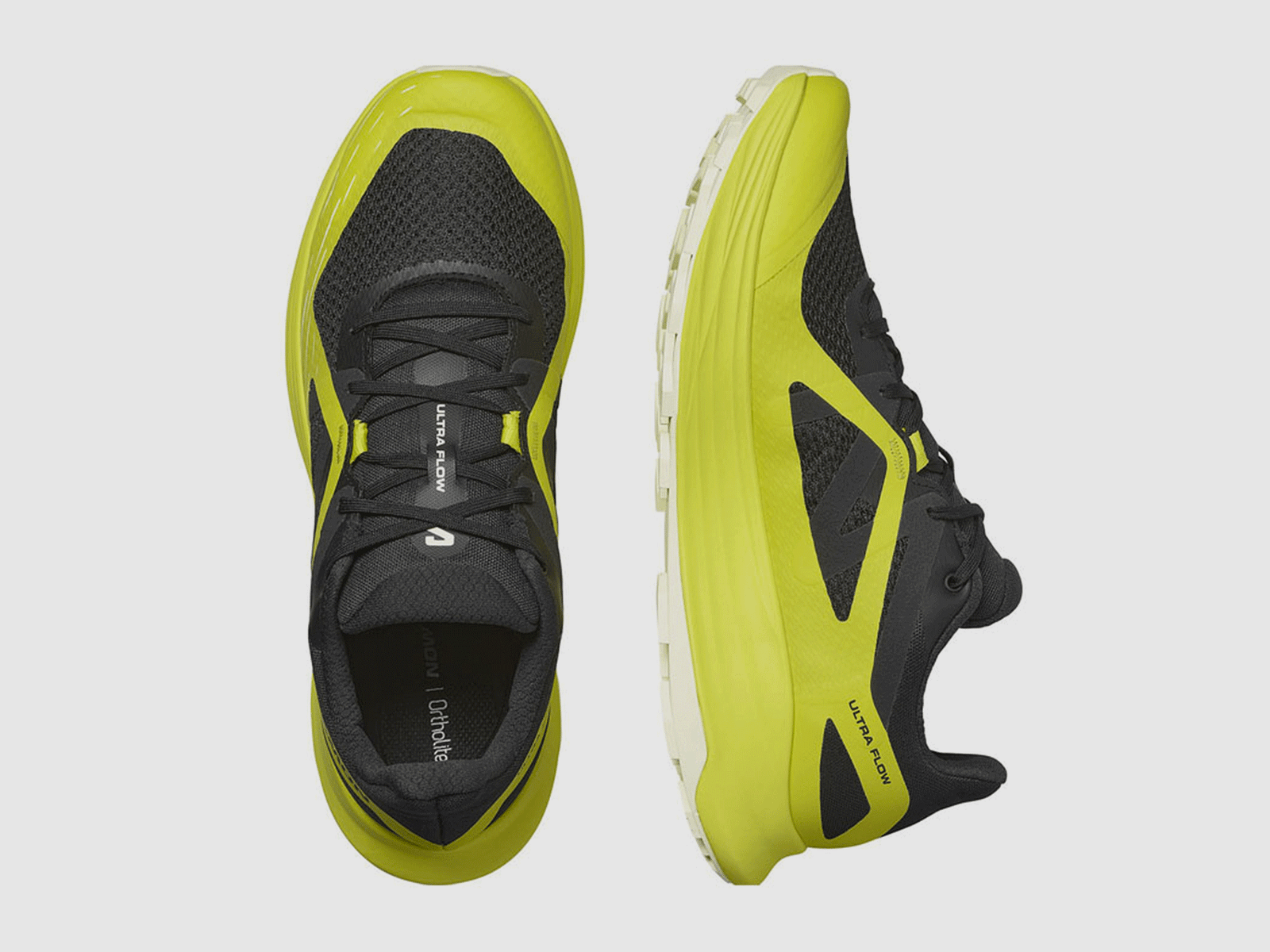 SALOMON – UOMO – ULTRAFLOW Black / Sulphur Spring / Transparent Yellow, immagine 2 di 7