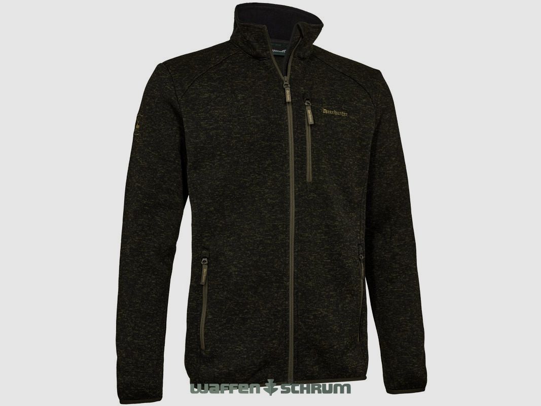 Deerhunter Fleece Jacket Moor Knitted