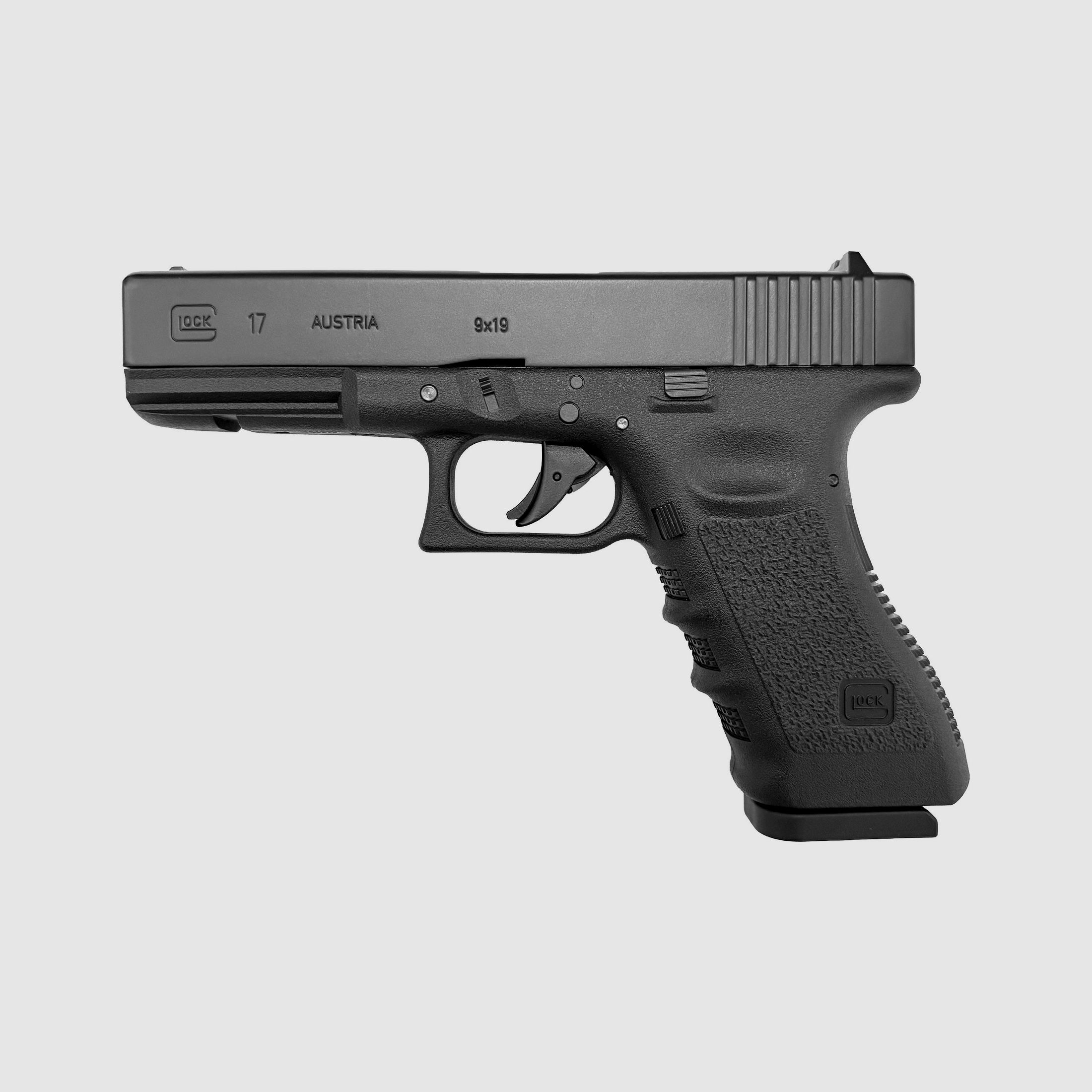 Pistola CO2 Glock 17 Gen4 Blowback 4,5mm Diabolo/BB scivolo in metallo nera - NUOVA