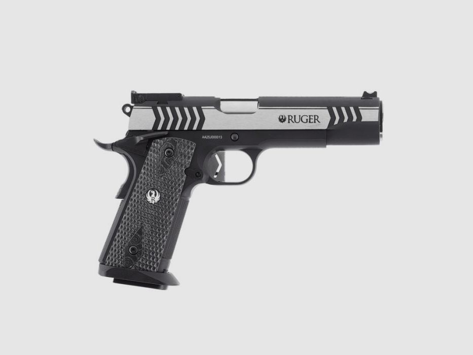 Ruger SR1911 Competition SLV BLK, Cal. 4,5mm; BB Co2; 2 J; 19 colpi, immagine 5 di 20