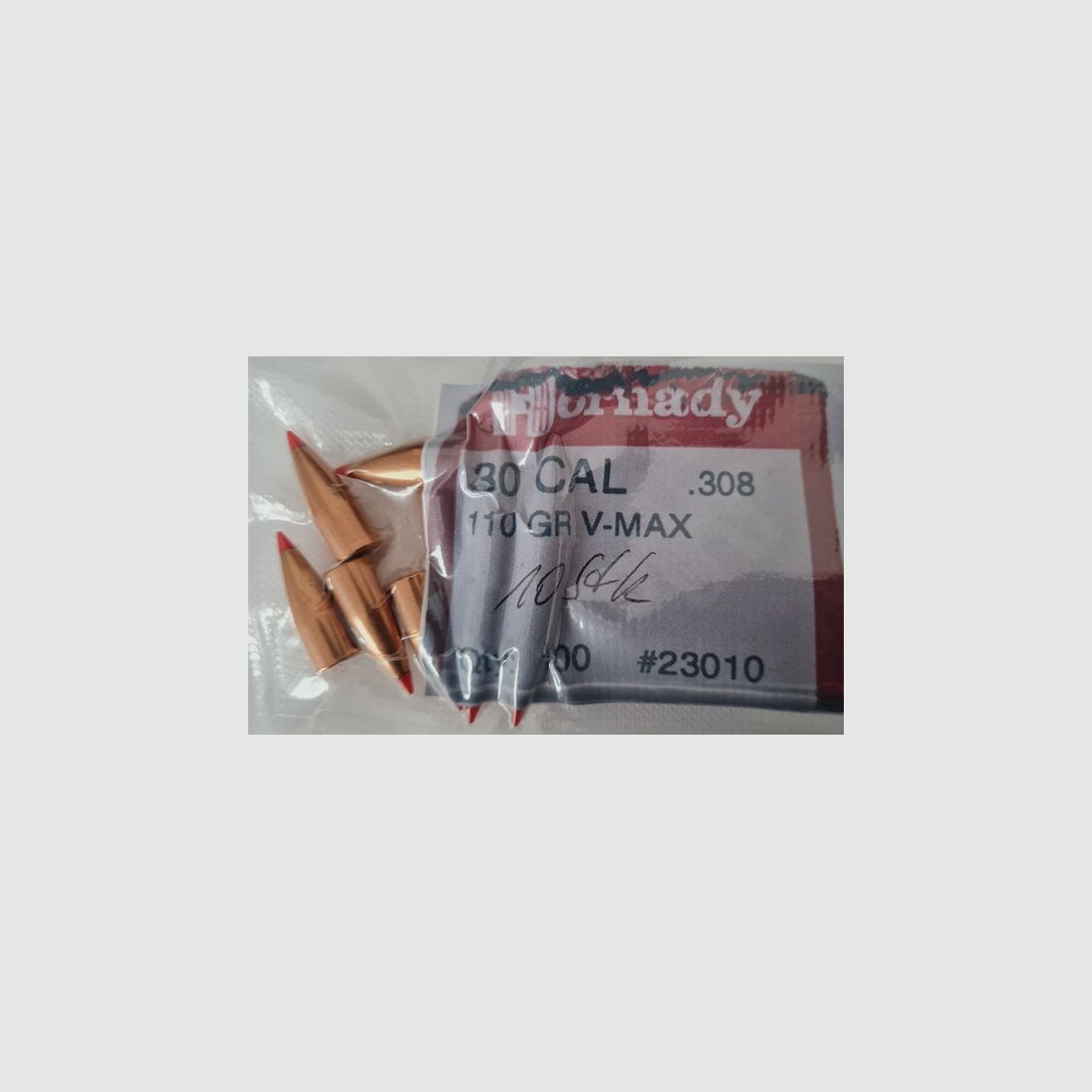 Testpack mit 10 Stück Hornady V-Max