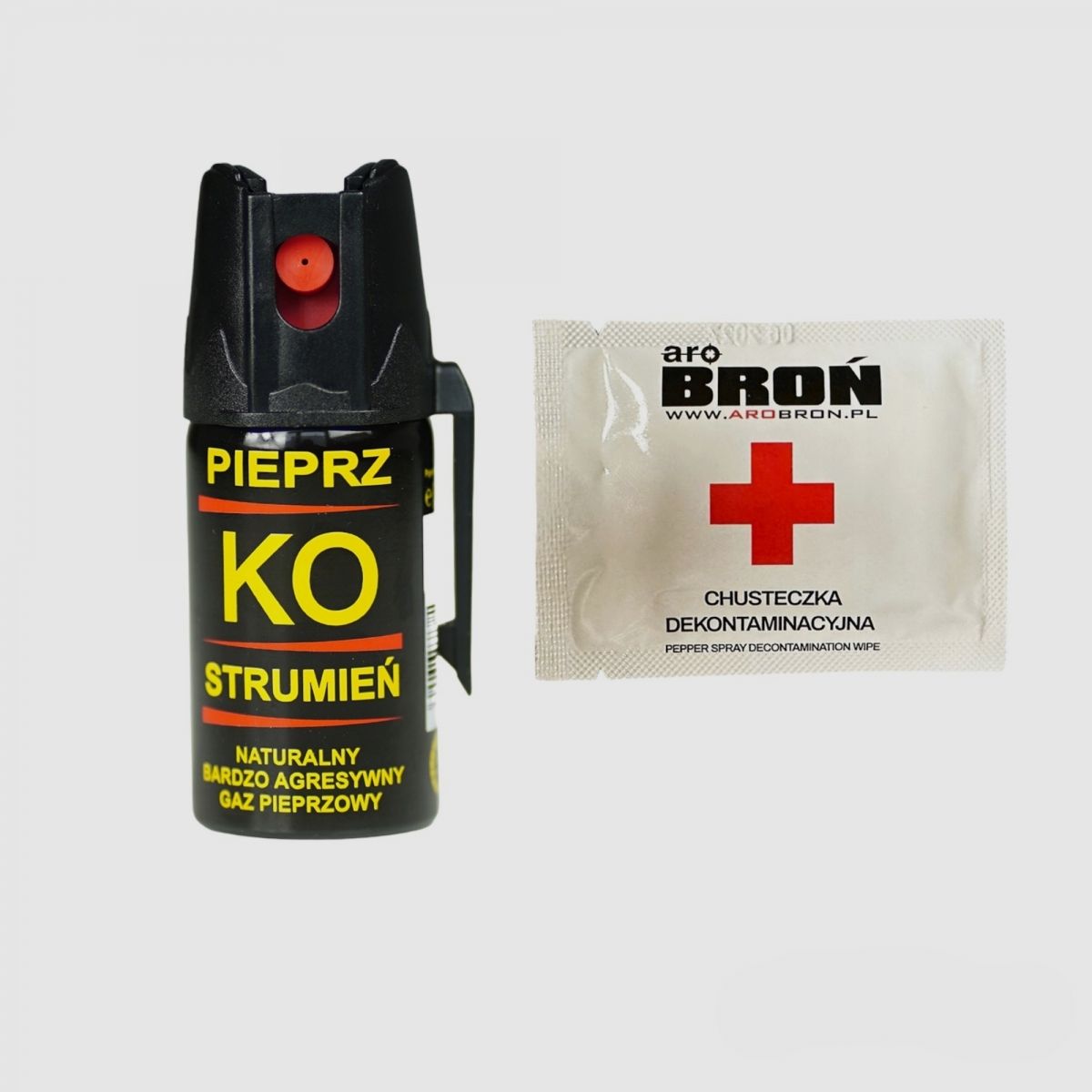 Klever GmbH self-defense pepper spray 40 ml KO JET gel + wipe set, image 1 of 10