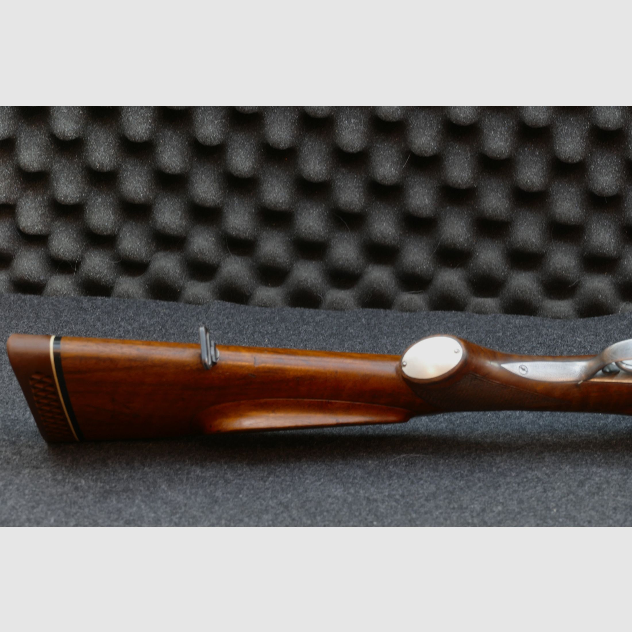 Merkel 201E — Escopeta de doble cañón, Cal. 12/70 (Suhl / 1970)