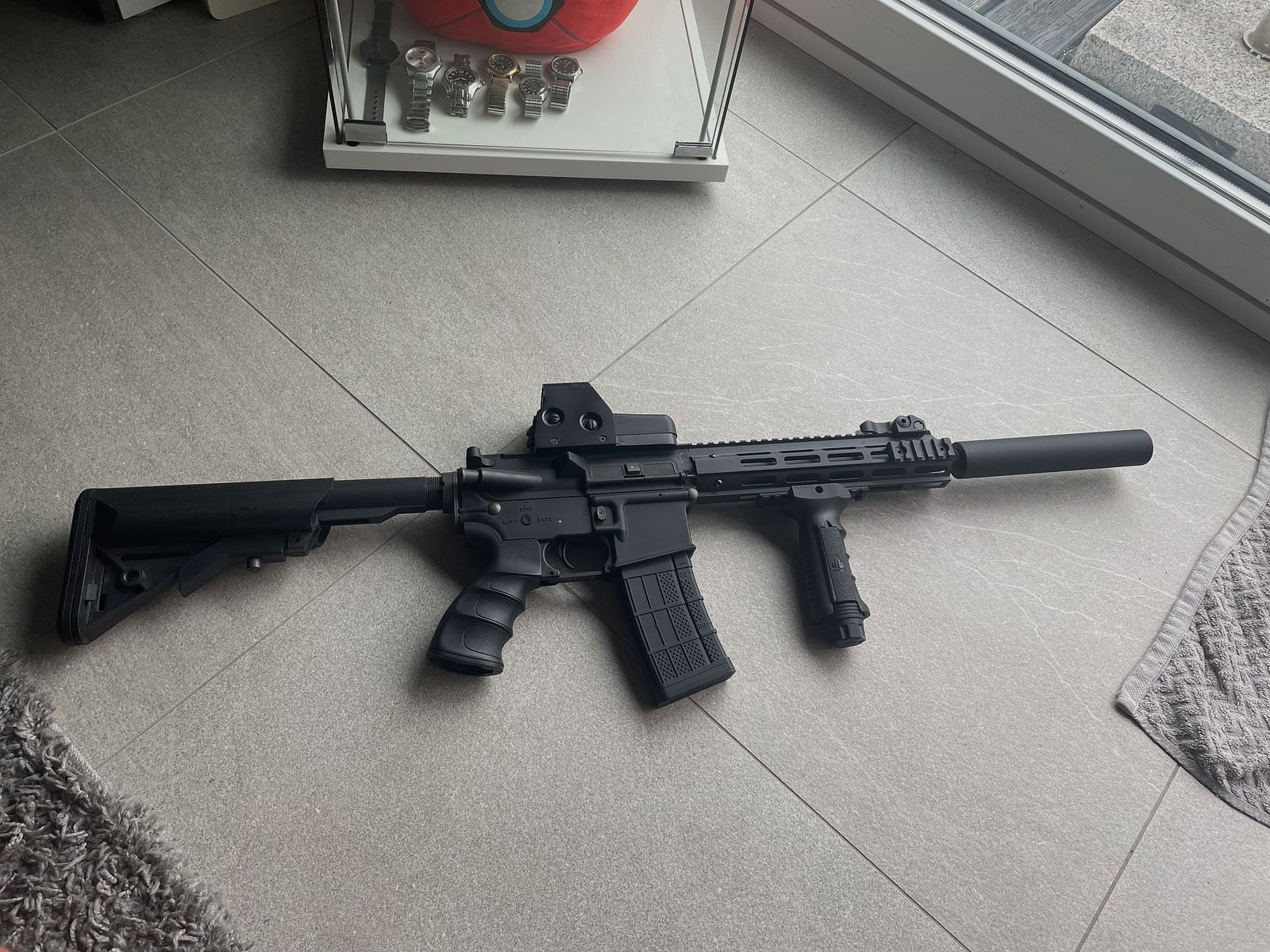 Tippmann M4 with accessories & attachments