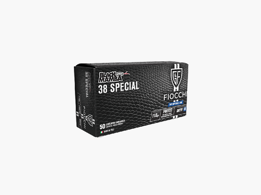 38 Special Fiocchi Black Mamba FMJTC 110gr VE50