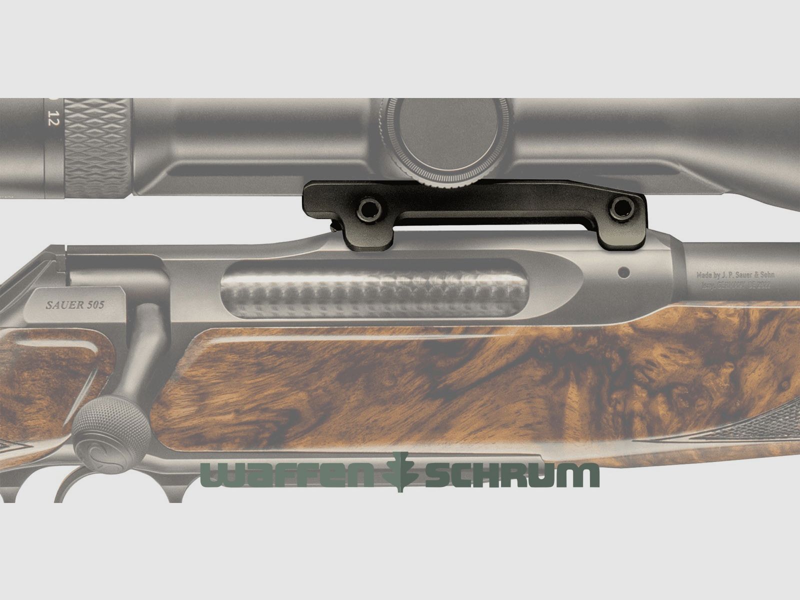 Sauer Sattelmontage 505 / Standard Ausführung  für Zeiss ZM/VM Innenschiene / Bauhöhe 9,5mm