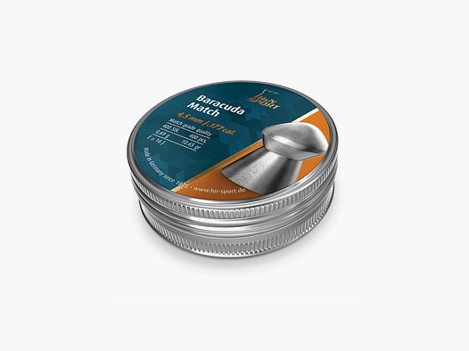 H&N Geschosse Baracuda Match 4,50mm 0,69g Kal. 4,5 400Stk