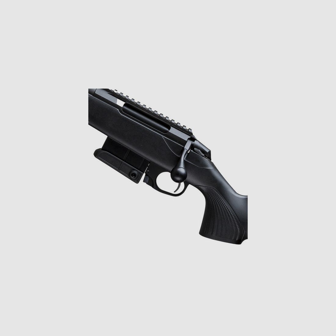 TIKKA T3x COMPACT TACTICAL RIFLE, Left version, .223 Rem., Black Steel, Barrel length 20", Black, adjustable cheek piece, MG 5/8"-24 UNEF, image 3 of 5