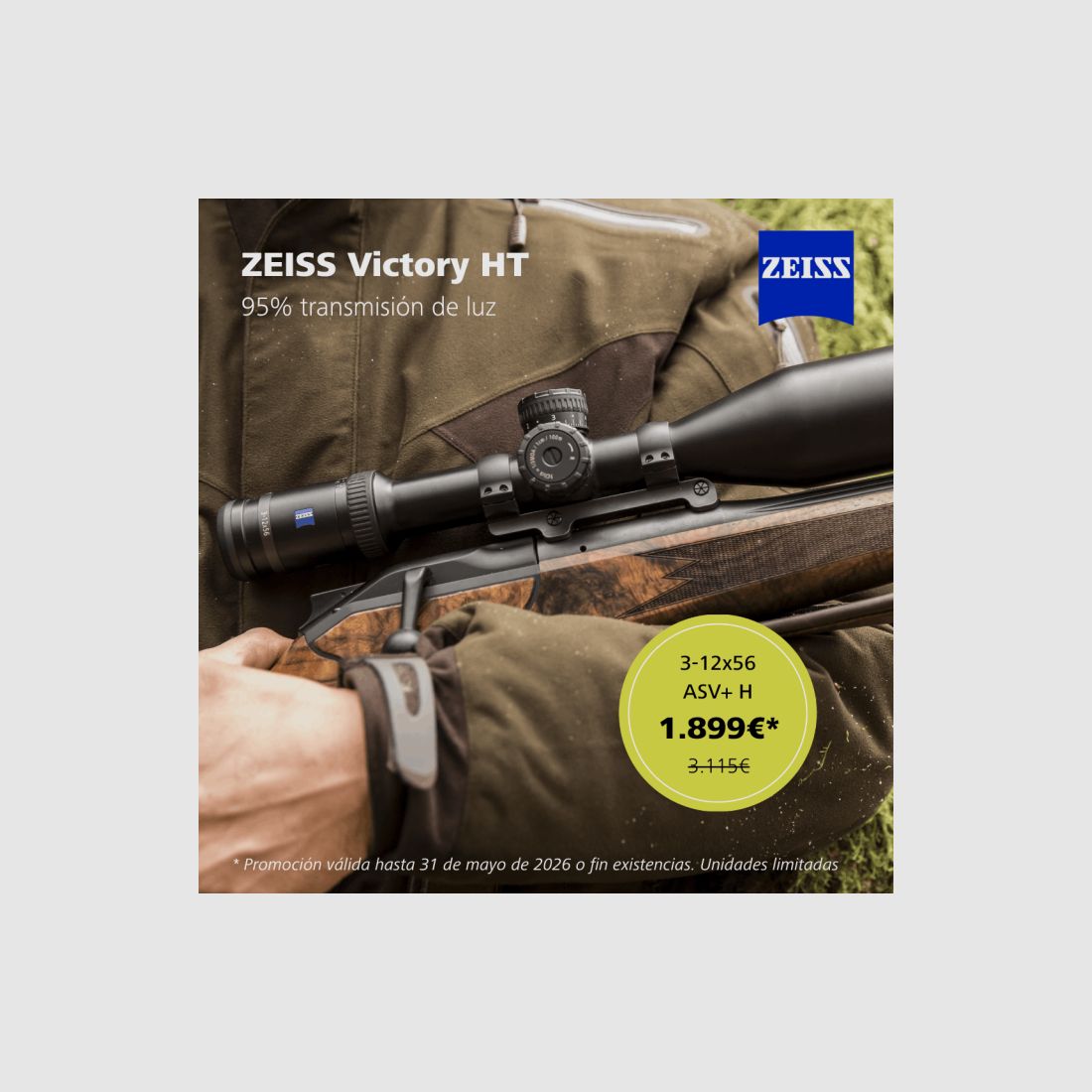 Zielfernrohr ZEISS Victory HT 3-12x56 ASV – Absehen 60, Bild 2 von 2