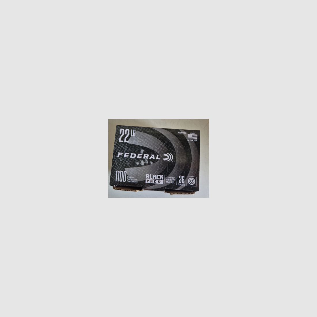 FEDERAL MUNITION .22 LR 36GR LEAD HP 1100 Stück