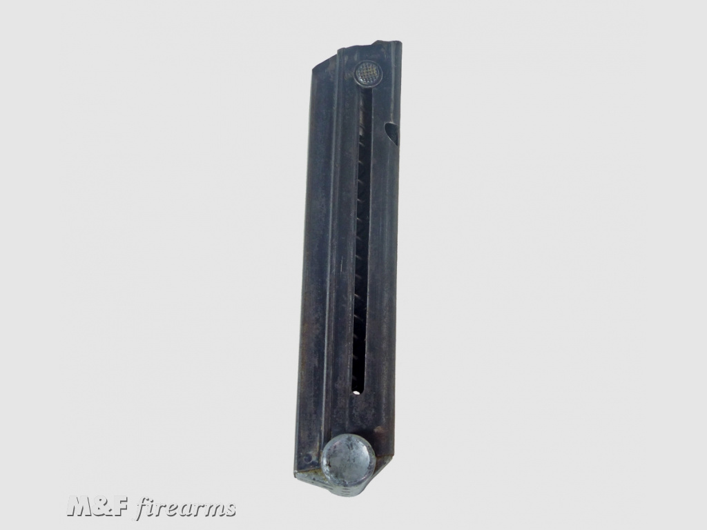 Deutsches Wehrmachts- Magazin für Pistole Luger P.08 #4314 h WaA 63 Hersteller Mauser/Oberndorf