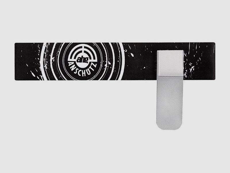 AHG-Anschütz fascia per la testa con patch per gli occhi nera berretto da tiro/fascia
