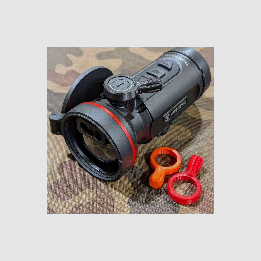 Für Hikmicro Thunder 3.0 Vorsatzgeräte: Schnellverstellhebel für Wärmebildkamerafokus