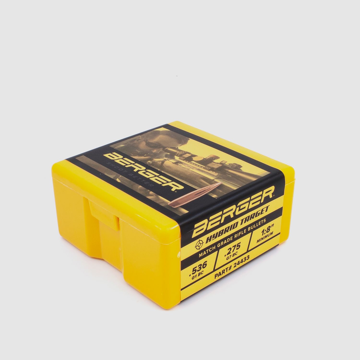 Berger Geschoss 6mm/.243 Hybrid Target 105GR 100 Stück