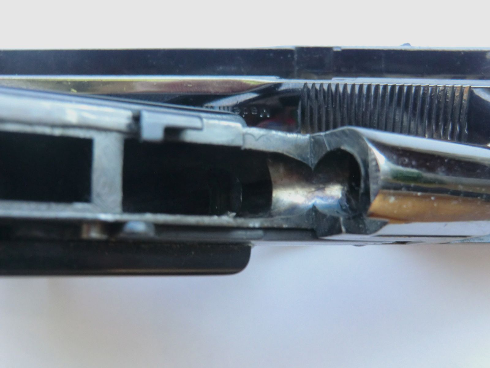 Walther PPK PTB 502 8mm K -  SCHWARZ-CHROM - seltenes Sammlerstück in neuwertigen Zustand + 159 x  8mm Platzpatr.