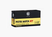 RWS PISTOL MATCH SR 22LR 50 STK