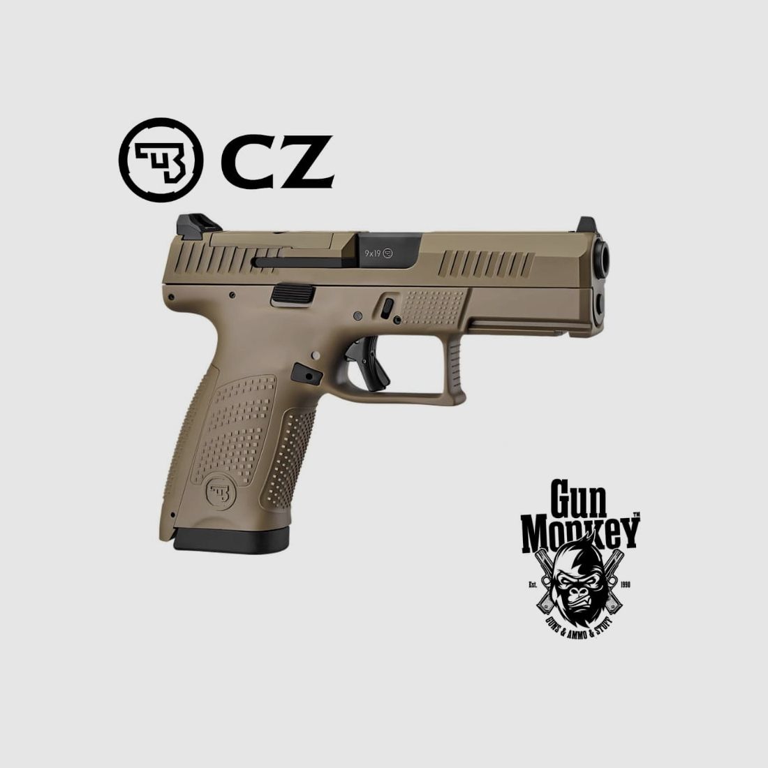 Pistole CZ P-10 C OR FDE Cerakote Kal. 9x19