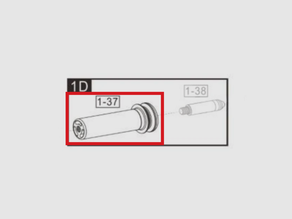 Bolzen für Umarex HDP50/TP50 (Ref. 1-37)